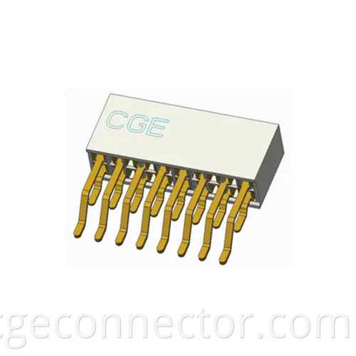 SMT double row lying Female Header Connector